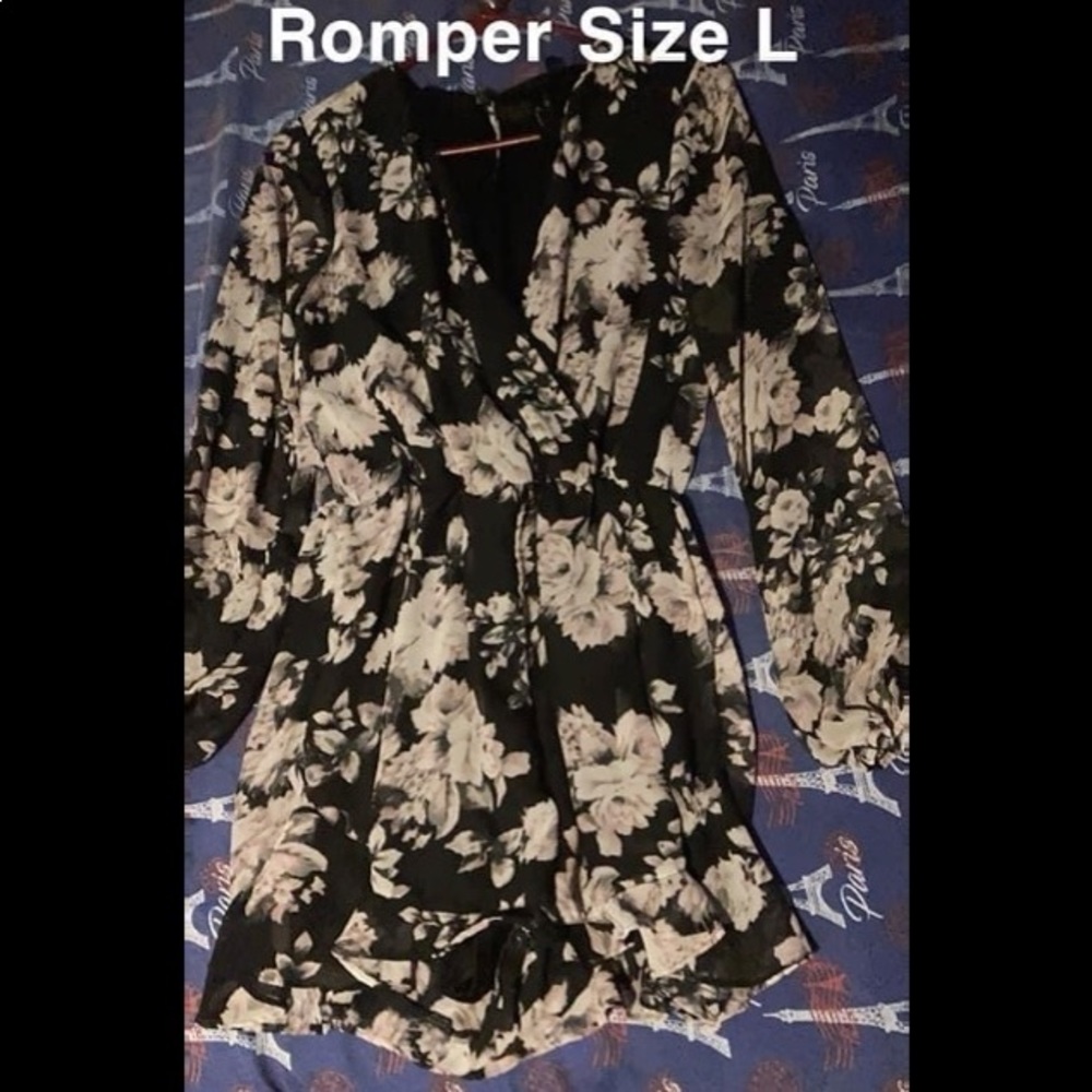 Long sleeve romper